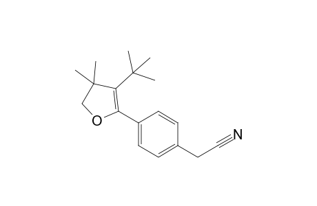 4-Tert-butyl-5-[4-(cyanomethyl)phenyl]-3,3-dimethyl-2,3-dihydrofuran