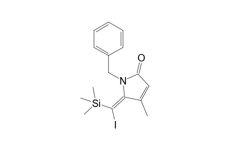 (E)-1-Benzyl-5-[iodo(trimethylsilyl)methylidene]-4-methyl-1,5-dihydro-2H-pyrrol-2-one