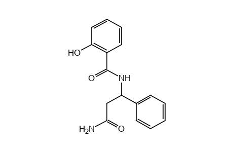 N-[alpha-(CARBAMOYLMETHYL)BENZYL]SALICYLAMIDE