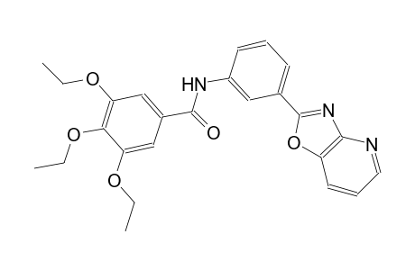 benzamide, 3,4,5-triethoxy-N-(3-oxazolo[4,5-b]pyridin-2-ylphenyl)-