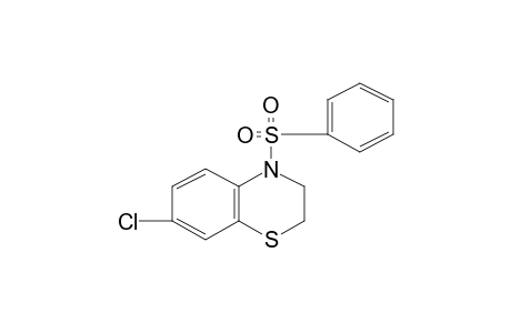 7-CHLORO-2,3-DIHYDRO-4-(PHENYLSULFONYL)-4H-1,4-BENZOTHIAZINE