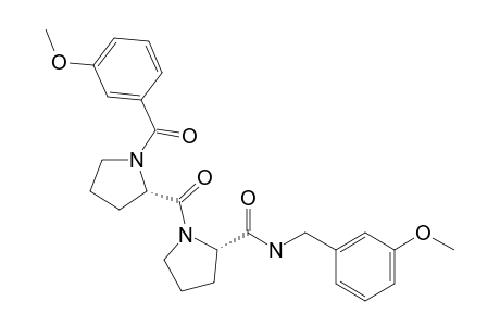 (S)-1-((3-Methoxybenzoyl)-L-prolyl)-N-(3-methoxybenzyl)pyrrolidine-2-carboxamide