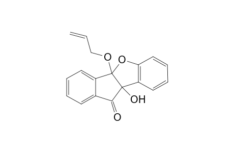 5b-Hydroxy-10b-allyloxy-benzo[b]indeno[2,1-d]furan-6-one