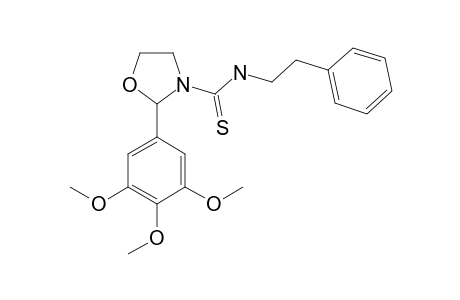 N-phenethylthio-2-(3,4,5-trimethoxyphenyl)-3-oxazolidinecarboxamide