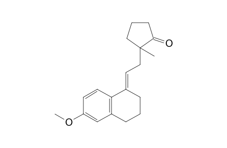 2-[2-(6-Methoxy-3,4-dihydro-2H-naphthalen-1-ylidene)ethyl]-2-methylcyclopentanone