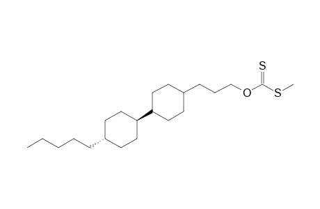 S-Methyl o-3-[trans-4-(trans-4-pentylcyclohexyl)cyclohexyl]propyl dithiocarbonate