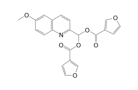 [furan-3-carbonyloxy-(6-methoxy-2-quinolyl)methyl] furan-3-carboxylate