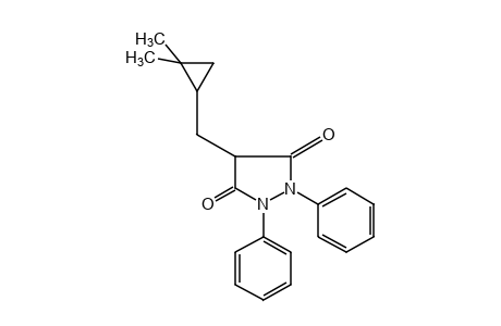 4-[(2,2-dimethylcyclopropyl)methyl]-1,2-diphenyl-3,5-pyrazolidinedione