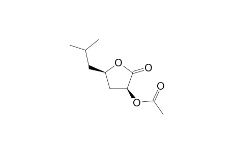 (3S,5R)-(+)-3-Acetoxy-5-(2-methylpropyl)tetrahydrofuran-2-one
