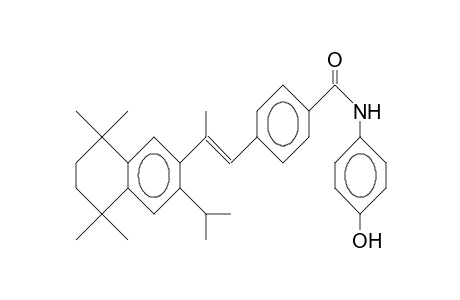 1-(4-[4-Hydroxy-anilinocarbonyl]-phenyl)-trans-2-(7-isopropyl-tetramethyl-6-tetralinyl) -propene