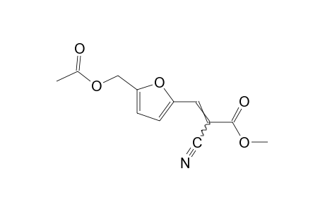 α-Cyano-5-(hydroxymethyl)-2-furanacrylic acid, methyl ester, acetate (ester)