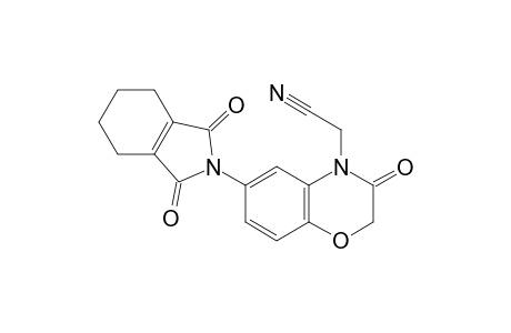 4H-1,4-Benzoxazine-4-acetonitrile, 6-(1,3,4,5,6,7-hexahydro-1,3-dioxo-2H-isoindol-2-yl)-2,3-dihydro-3-oxo-