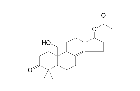 19-Hydroxy-4,4-dimethyl-3-oxoandrost-8(14)-en-17-yl acetate