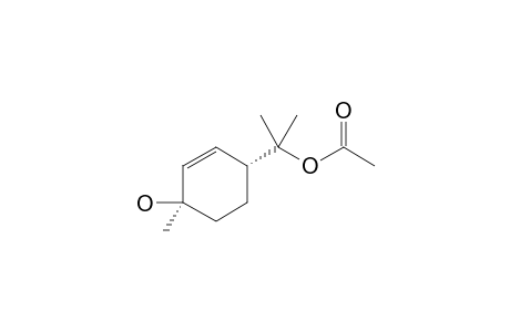 2-((1R,4R)-4-Hydroxy-4-methylcyclohex-2-enyl)propan-2-yl acetate