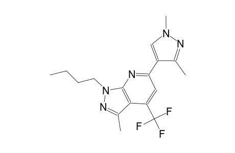 1-butyl-6-(1,3-dimethyl-1H-pyrazol-4-yl)-3-methyl-4-(trifluoromethyl)-1H-pyrazolo[3,4-b]pyridine