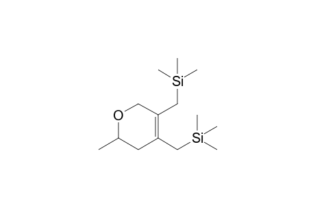 Trimethyl-[[2-methyl-4-(trimethylsilylmethyl)-3,6-dihydro-2H-pyran-5-yl]methyl]silane