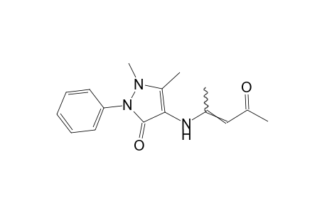 2,3-dimethyl-4-[(1-methyl-3-oxo-1-butenyl)amino]-3-pyrazolin-5-one