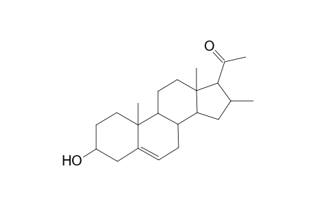 Pregn-5-en-20-one, 3-hydroxy-16-methyl-, (3.beta.,16.alpha.)-