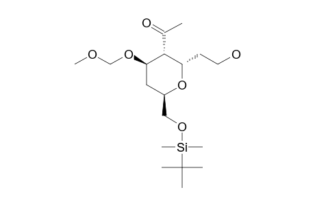 (2R,3S,4S,6S)-2-(2'-HYDROXYETHYL)-3-ACETYL-4-(METHOXYMETHOXY)-6-2-[(TERT.-BUTYLDIMETHYLSILOXY)-METHYL]-TETRAHYDROPYRAN