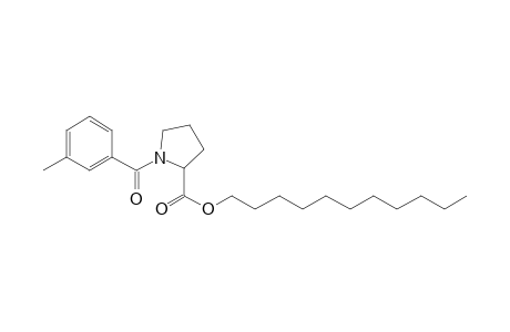 L-Proline, N-(3-methylbenzoyl)-, undecyl ester