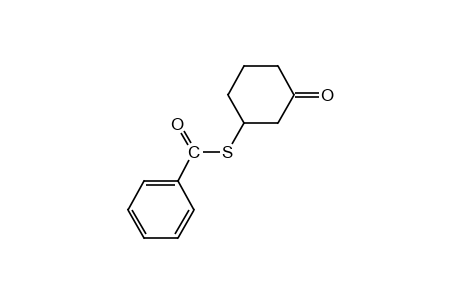 thiobenzoic acid, S-ester with (3S)-3-mercaptocyclohexanone