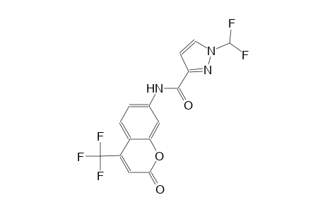 1-(difluoromethyl)-N-[2-oxo-4-(trifluoromethyl)-2H-chromen-7-yl]-1H-pyrazole-3-carboxamide