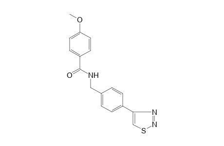 N-[p-(1,2,3-thiadiazol-4-yl)benzyl]-p-anisamide