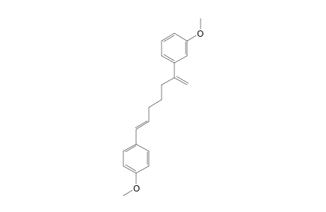 1-Methoxy-3-[6-(4-methoxyphenyl)-1-methylene-5-hexenyl]benzene