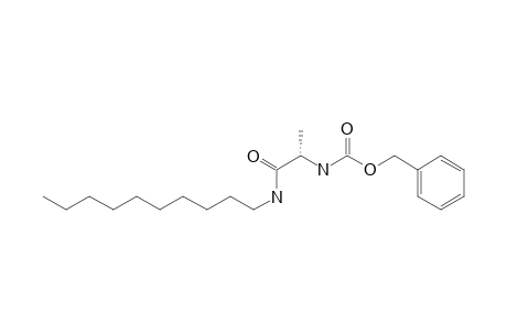 N(2)-(Benzyloxycarbonyl)-N(1)-decylalaninamide