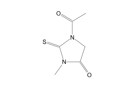 1-acetyl-3-methyl-2-thiohydantoin