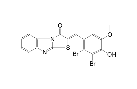 thiazolo[3,2-a]benzimidazol-3(2H)-one, 2-[(2,3-dibromo-4-hydroxy-5-methoxyphenyl)methylene]-, (2Z)-