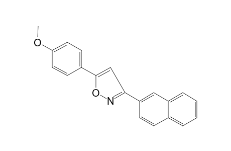 5-(p-methoxyphenyl)-3-(2-napthyl)isoxazole