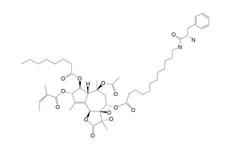 8-O-(12-[L-PHENYLALANINOYLAMINO]-DODECANOYL)-8-O-DEBUTANOYL-THAPSIGARGIN