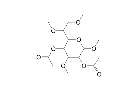 Methyl 2,4-di-o-acetyl-3,6,7-tri-o-methyl-.beta.-glycero-D-glucoheptopyranoside