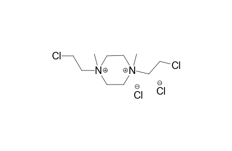 Piperazin-1,4-diium, 1,4-di(2-chloroethyl)-1,4-dimethyl-, dichloride