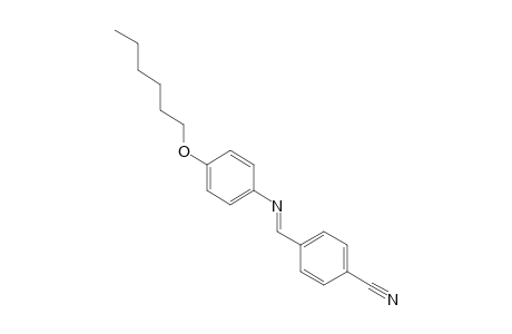 p-{N-[p-(hexyloxy)phenyl]formimidoyl}benzonitrile
