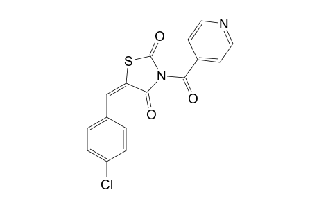 5-(4-Chlorobenzylidene)-3-(4-pyridylcarbonyl)-2,4-thiazolidinedione