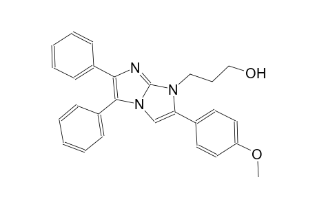 3-[2-(4-methoxyphenyl)-5,6-diphenyl-1H-imidazo[1,2-a]imidazol-1-yl]-1-propanol