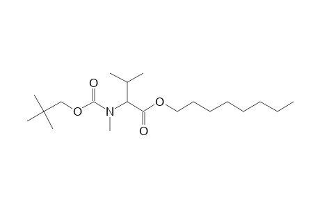 Valine, N-methyl-N-neopentyloxycarbonyl-, octyl ester