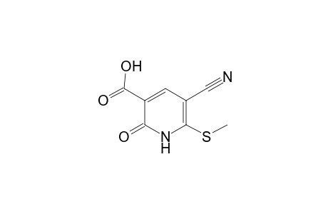 5-cyano-2-keto-6-(methylthio)-1H-pyridine-3-carboxylic acid