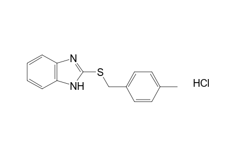 2-[(p-methylbenzyl)thio]benzimidazole, monohydrochloride