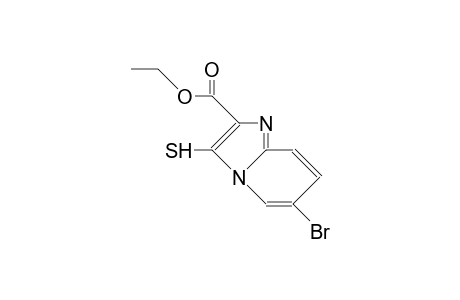 6-BROM-ETHYL-3-MERCAPTOIMIDAZO-[1,2-A]-PYRIDIN-2-CARBOXYLATE
