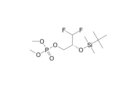 (2R)-3,3-DIFLUORO-2-BIS-[(1-TERT.-BUTYL-1,1-DIMETHYLSILYL)-OXY]-1-PHOSPHOPROPANE-DIMETHYLESTER