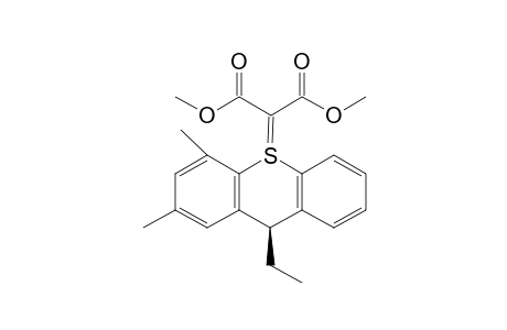 9H-Thioxanthenium, 9-ethyl-2,4-dimethyl-, 2-methoxy-1-(methoxycarbonyl)-2-oxoethylide, trans-