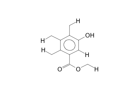 3-HYDROXY-4,5,6-TRIMETHYLBENZOIC ACID, METHYL ESTER