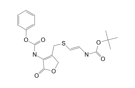 Carbamic acid, [4-[[[2-[[(1,1-dimethylethoxy)carbonyl]amino]ethenyl]thio]methyl]-2,5 -dihydro-2-oxo-3-furanyl]-, phenyl ester, (E)-