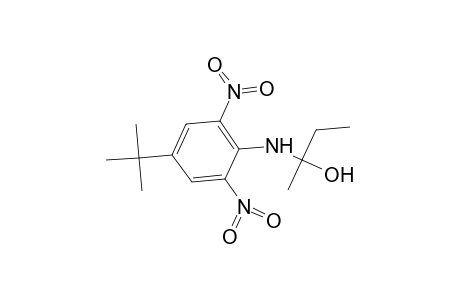 2-Butanol, 2-[[4-(1,1-dimethylethyl)-2,6-dinitrophenyl]amino]-