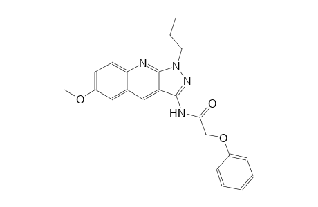 N-(6-methoxy-1-propyl-1H-pyrazolo[3,4-b]quinolin-3-yl)-2-phenoxyacetamide