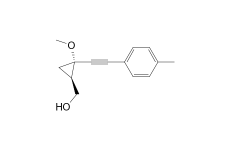 (1R*,2S*)-[2-Methoxy-2-(p-tolylethynyl)cyclopropyl]methanol