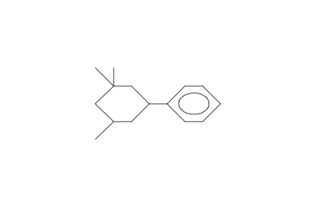1-Phenyl-3,3,trans-5-trimethyl-cyclohexane